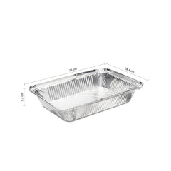 Fun Aluminium Container with Lid 1850cc 10pcs + 3pcs free