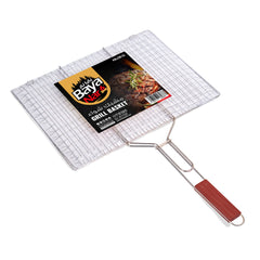 Baya Nar Large Stainless Steel Grill Basket – 40x30 cm