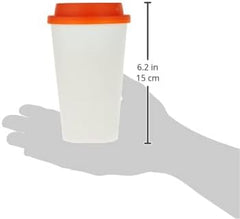 Fun HD Paper Cups with Sleeves and Citrus Lid 16oz Pack of 10