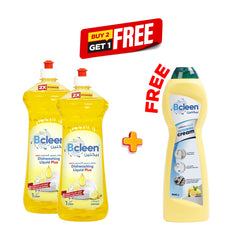 Bcleen Dishwashing Liquid Plus Scouring Cream Combo