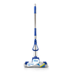 Bcleen Blue & Grey Soft PVA Magic Mop 33cm with 88-115cm Telescopic Handle (1 piece)