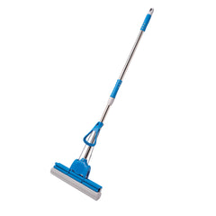 Bcleen Blue & Grey Soft PVA Magic Mop 33cm with 88-115cm Telescopic Handle (1 piece)