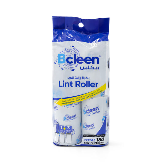 Bcleen Lint Roller 23cm 60 Sheets per Roller (3 rollers)