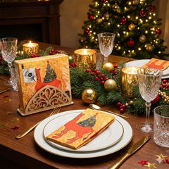 Fun 3-Ply Napkin 33x33cm - Christmas Traveler (Pack of 20)