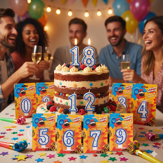 Fun Birthday Numerical Candle