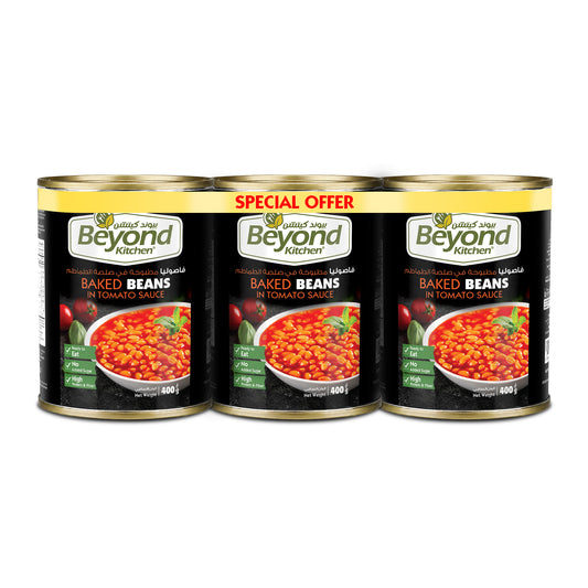 Beyond Kitchen Baked Beans in Tomato Sauce 400g 3 pcs