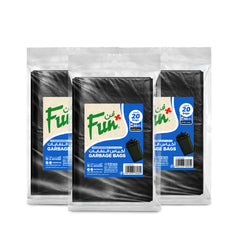 B2G1 Fun® Biogradable Garbage Bag 60 x 90cm - Black (P:20pcs*1pkt)