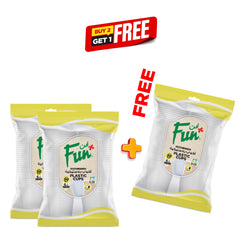 B2G1 Fun Plastic White Cups 6oz