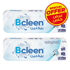 Bcleen Promopack 2 Ply Toilet Roll 300 Sheets 24 Rolls