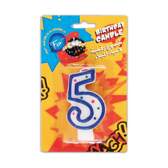 Fun Birthday Numerical Candle