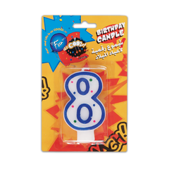 Fun Birthday Numerical Candle