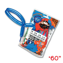 Fun Its Cool Balloons 60in - Modelling 25pcs