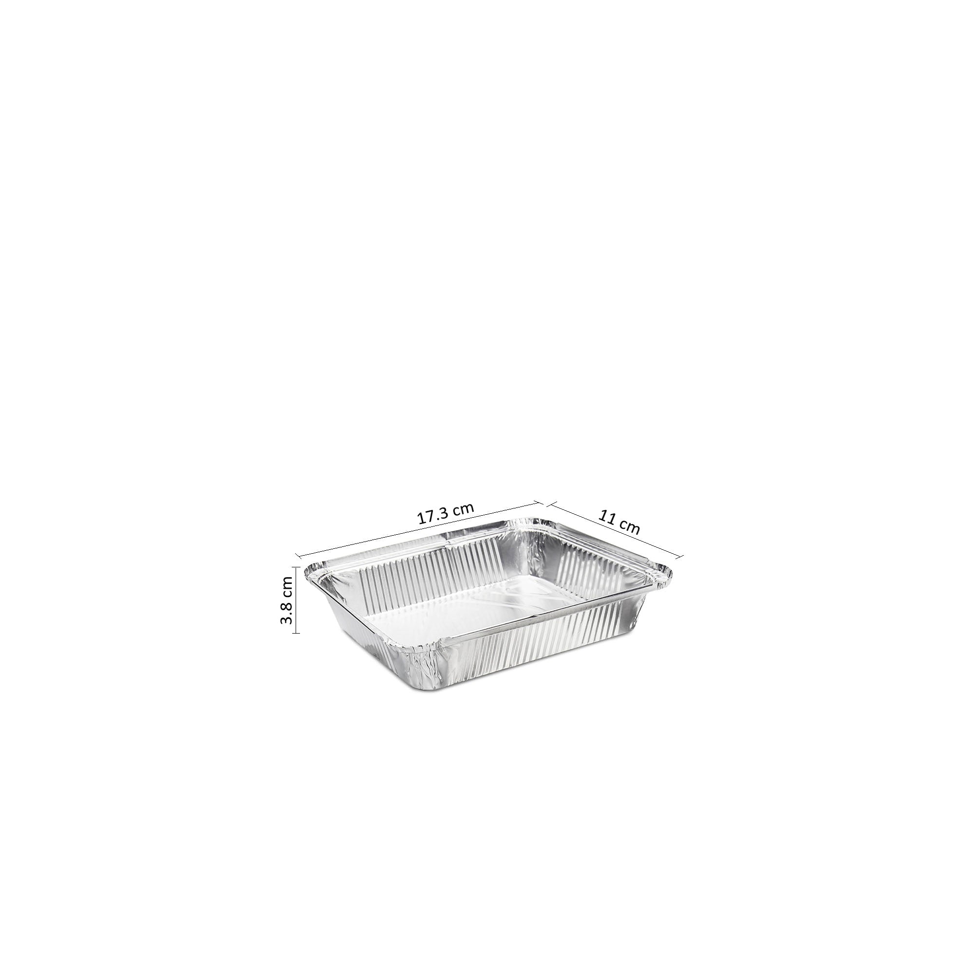 Fun Aluminium Containers With Paper Lids 360cc [10pcs x 1pkt]