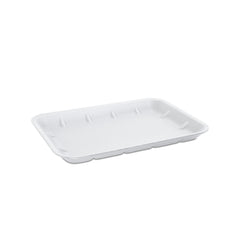 Al Bayader Non-Absorbent White Foam Trays 265x189x20mm [250pcs]
