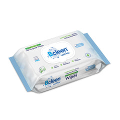 Bcleen Antibacterial Fresh Wipes 20x17cm with Flip Top 45gsm [80 Wipes x 1pkt]