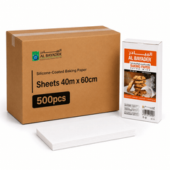 Al Bayader Silicone-Coated Baking Paper Sheets 40m x 60cm [500pcs]