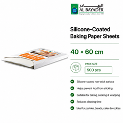 Al Bayader Silicone-Coated Baking Paper Sheets 40m x 60cm [500pcs]