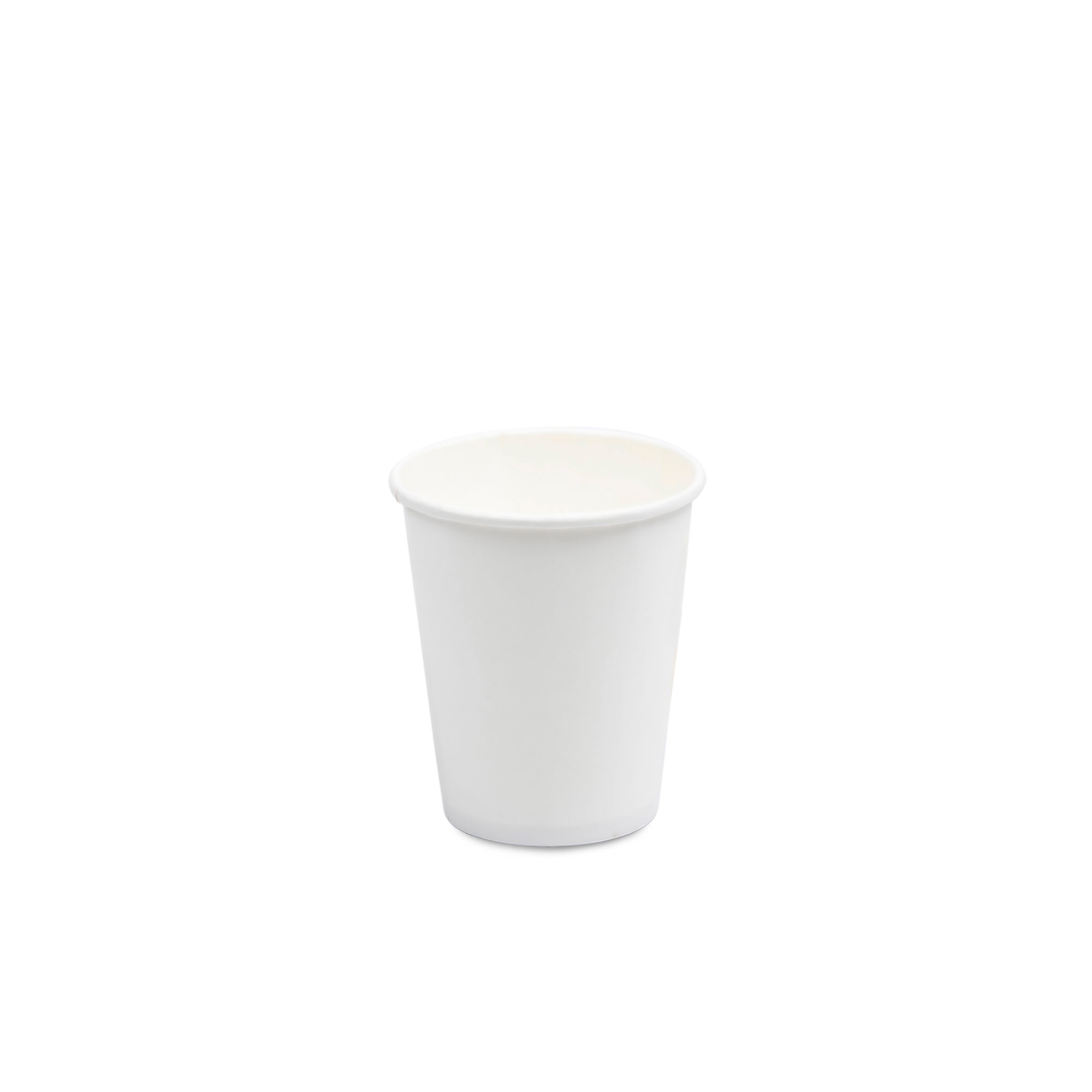 Al Bayader Single Wall HD Paper White Cups 8oz Ø79mm [50pcs x 20pkts]