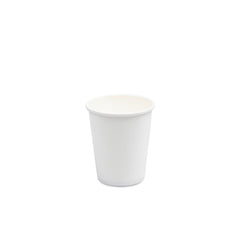 Al Bayader Single Wall HD Paper White Cups 8oz Ø79mm [50pcs x 20pkts]