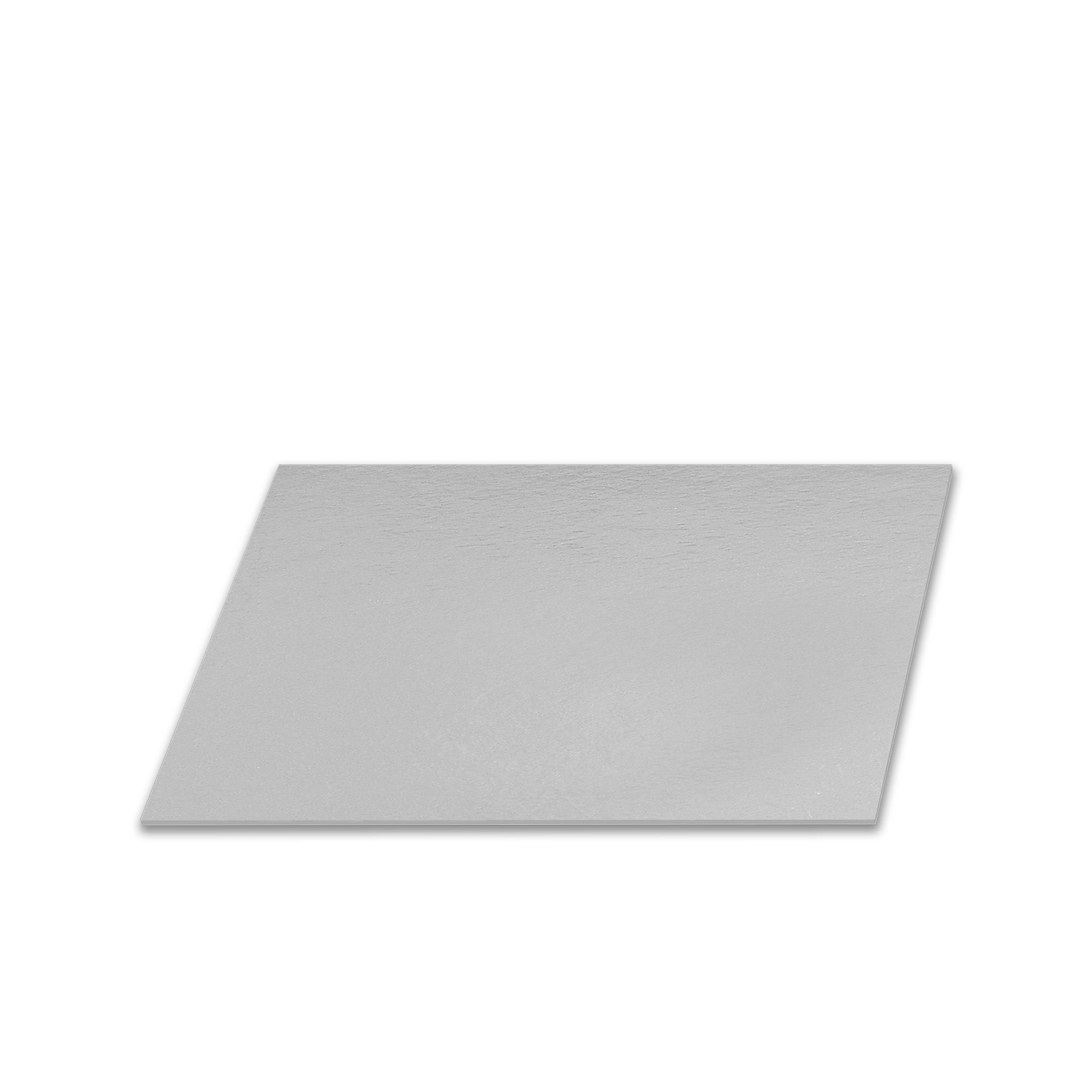 Al Bayader Rectangular Cardboard Silver Cake Bases 35x25cm [50pcs]