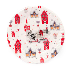 Fun Paper Plate Round 23cm - Christmas Community (Pack of 8)