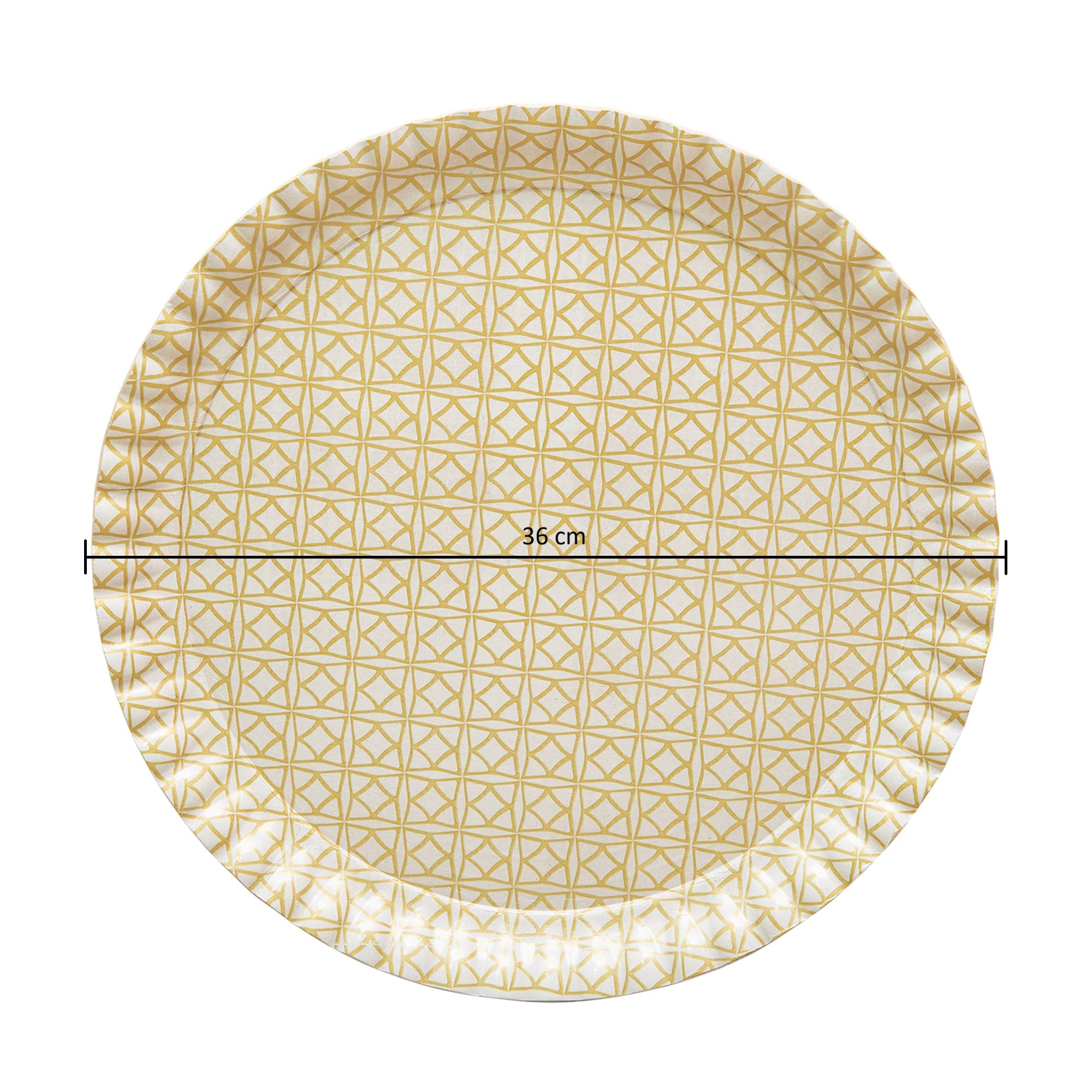 Fun Heavy Duty Printed Paper Platters 36cm [1pc]