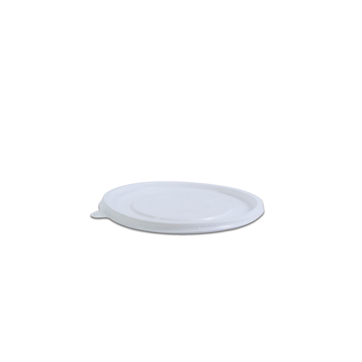 Fun® Towerpac Flat Lid for Round Cont. TPF250/750WP - White PP [P:50pcsx1pkt]