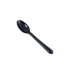 Al Bayader Heavy Duty Plastic Black Spoons 6.5in [50pcs x 10pkts]