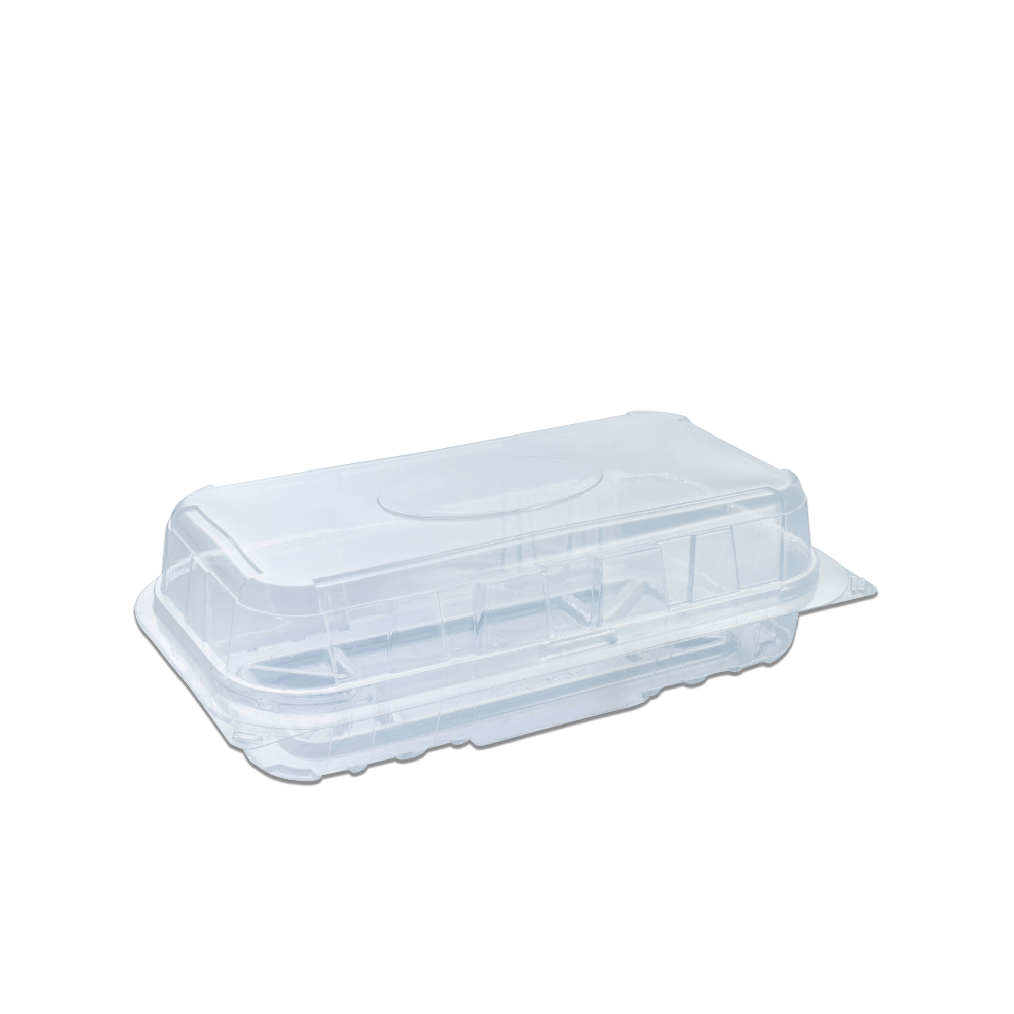 Al Bayader PastriPac PET Rectangular Clear Pastry Boxes Flat Bottom 180x90x50mm  [350pcs]