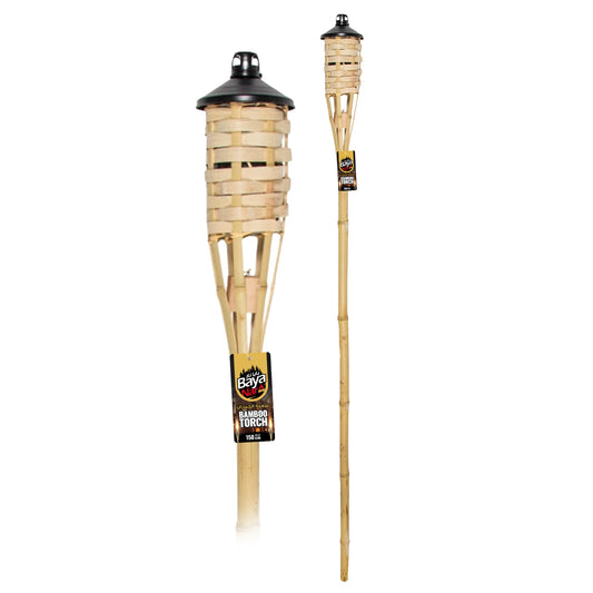 Baya Nar® Tall Bamboo Tiki Torch – 150cm