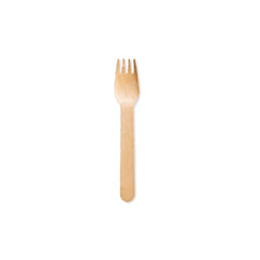 Fun Wooden Cutlery Set Paper Wrap with Napkin [1set x 1pkt]