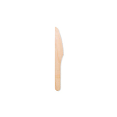 Fun Wooden Cutlery Set Paper Wrap with Napkin [1set x 1pkt]