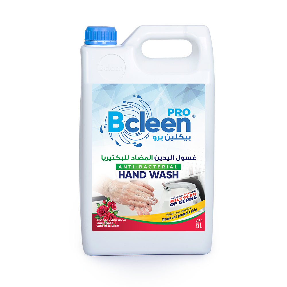 Bcleen Antibacterial Hand Wash with Moisturizer Rose Scent 5L [1pc]