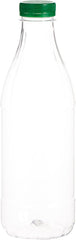 Fun Multipurpose Round Bottles 1000ml with Lids [4pcs x 1pkt]