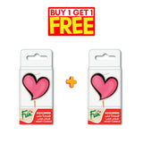 Fun® Birthday Candle 10x5x2.2cm - Heart Buy One Get One free