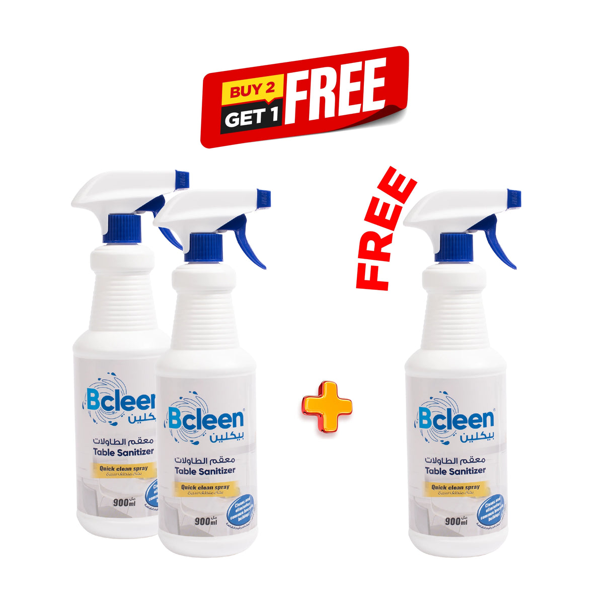 Bcleen Table Sanitizer 900ml - pack of 3