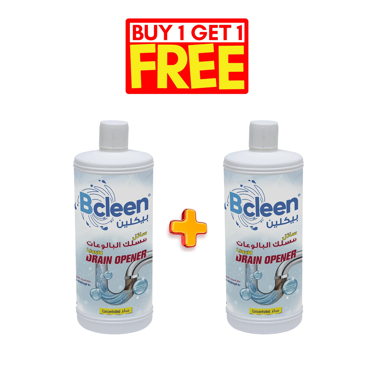 BOGO Bcleen Liquid Drain Opener 1L Pack of 2