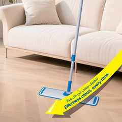 Bcleen Blue Microfiber Flat Mop 45x 9cm [1pcs]