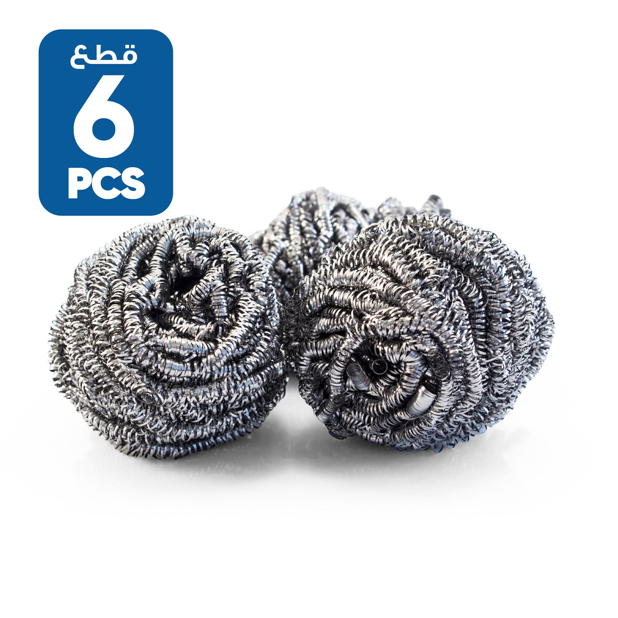 Bcleen Stainless Steel Scourers (6 pieces)
