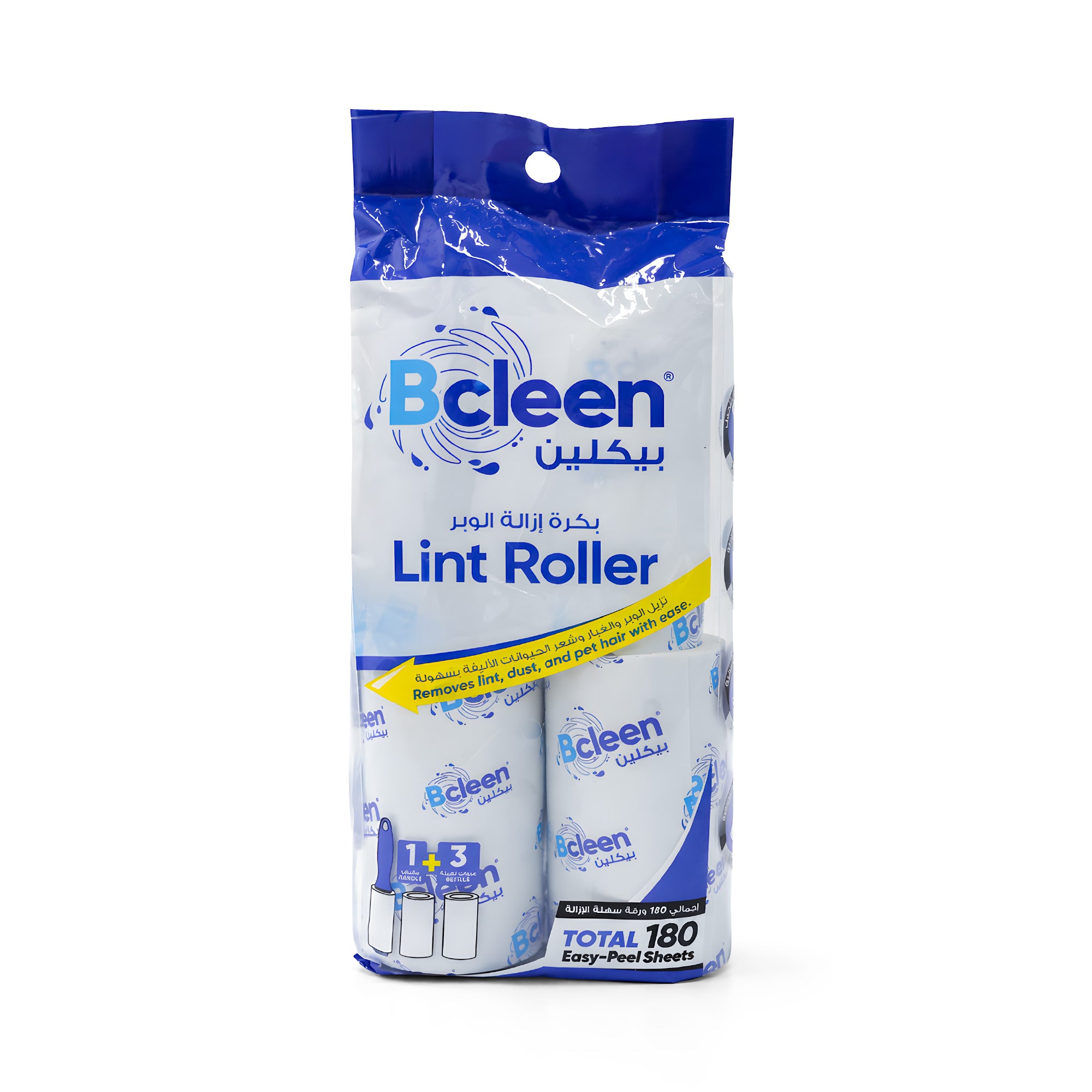 Bcleen Lint Roller 23cm 60 Sheets per Roller (3 rollers)