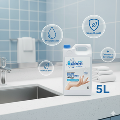 Bcleen Cream Hand Wash with Moisturizer Odorless 5L [1pc]