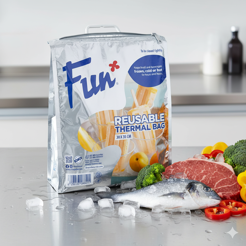 Fun Isotherm Plastic Bag with Handle 30x35cm [1pc]