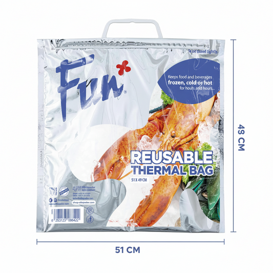 Fun Isotherm Plastic Bag with Handle 51x49cm [1pc]