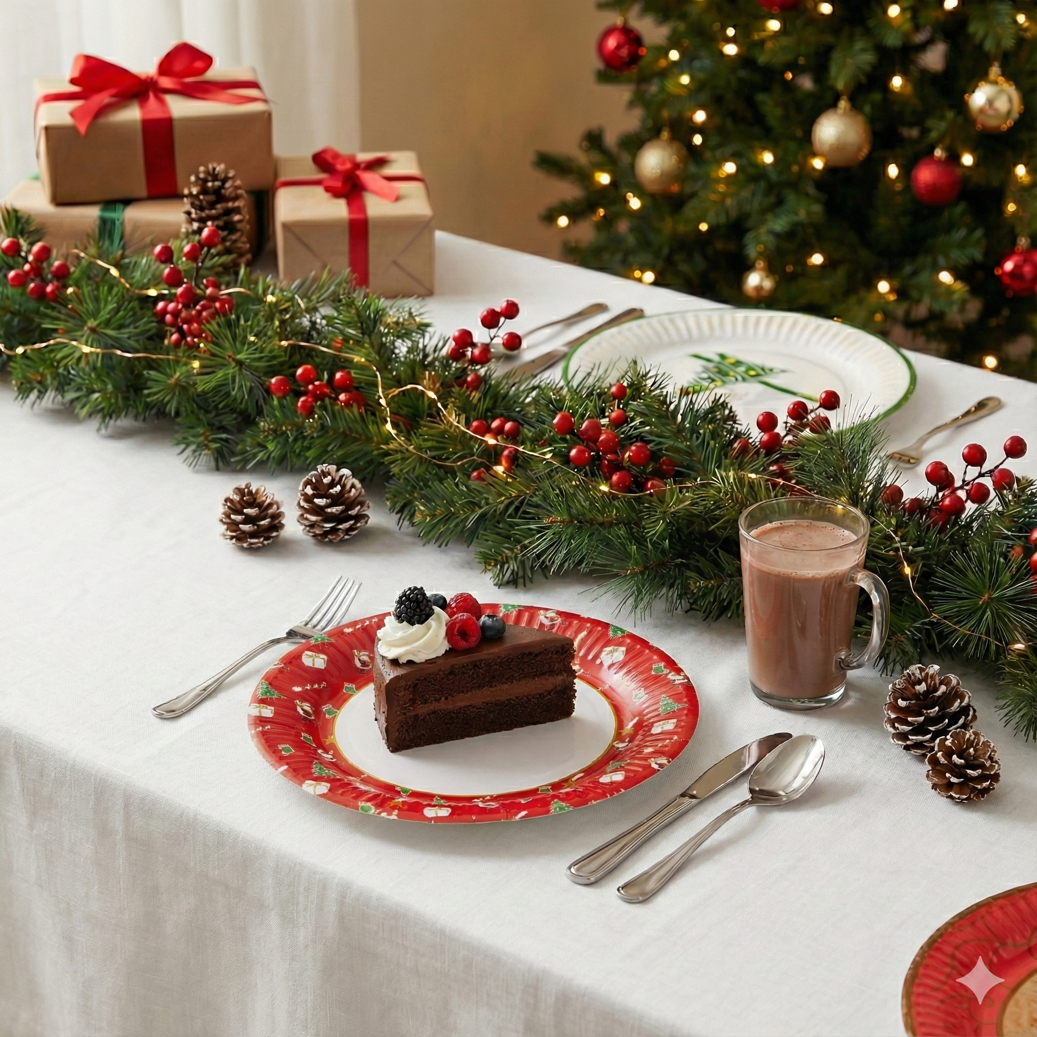 Fun Paper Plate 9" - "Christmas Feel" [P:10pcsx1pkt]