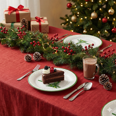 Fun Paper Plate 9" - "White Christmas" [P:10pcsx1pkt]