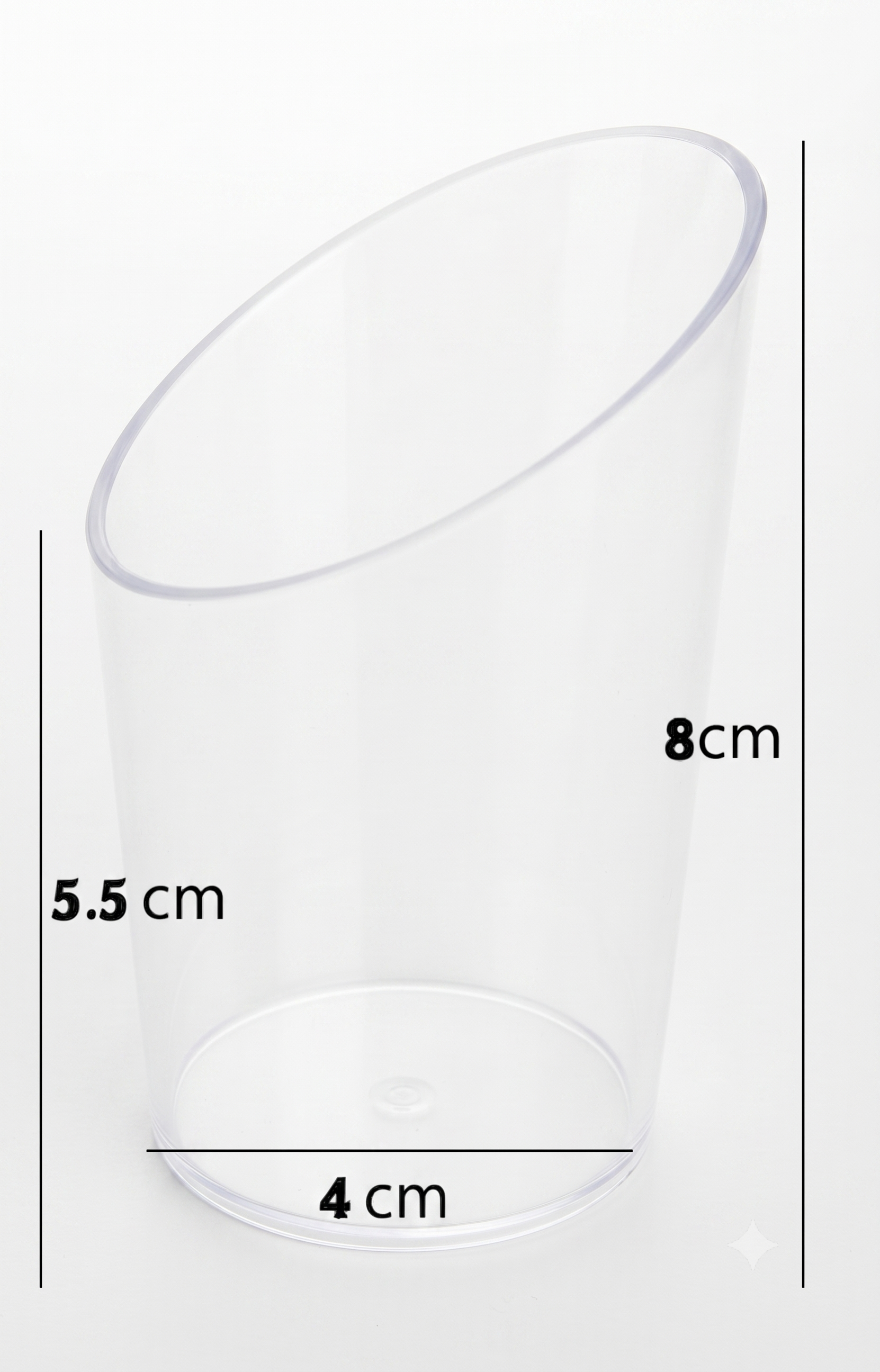 Fun Verrine Oblique Cups 75ml