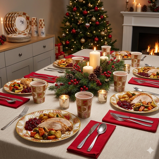 Fun Christmas Bundle (Paper Plates and Paper Cups)