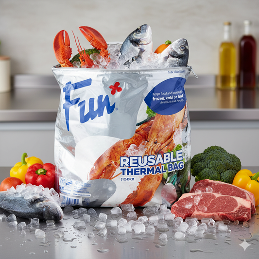 Fun Isotherm Plastic Bag with Handle 51x49cm [1pc]