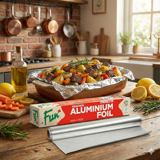 Fun Aluminium Foil 150m X 45cm [1rl]