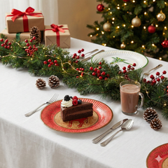 Fun Paper Plate 23cm - Christmas Traveler [P:10pcx1pkt]